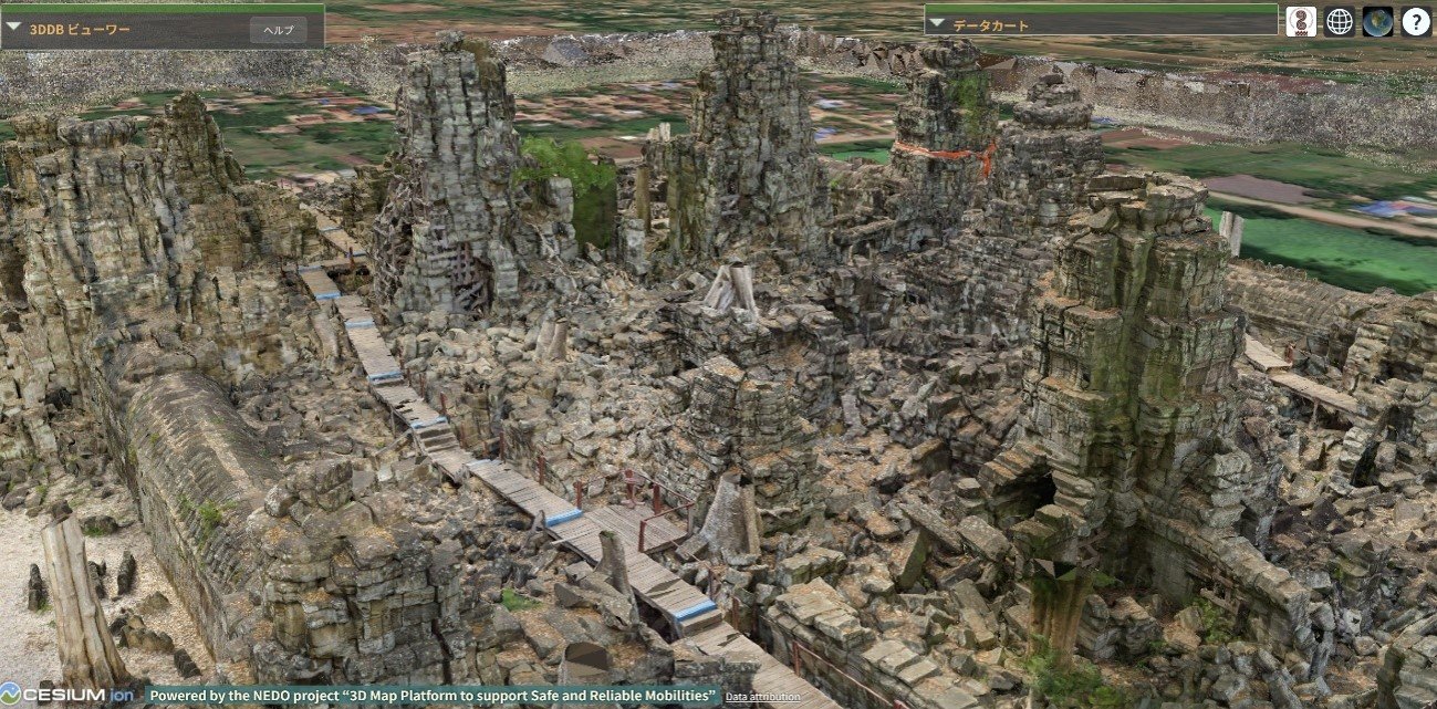バンテアイ・チュマール遺跡群での三次元記録.jpg